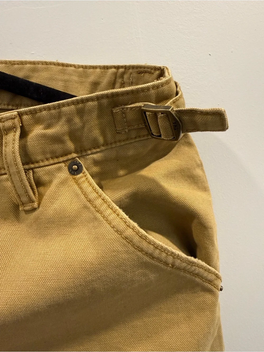 TNA York Pants in vintage topaz tan size 6 - Picture 7 of 7